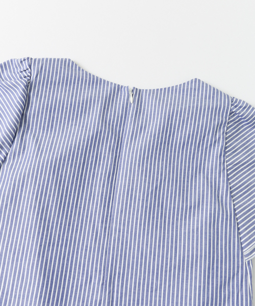 URBAN RESEARCH（アーバンリサーチ）の「ダブル袖ギャザーブラウス（シャツ/ブラウス・レディース・サックスブルー/ホワイト/ブラウン・FREE）」の5枚目の写真