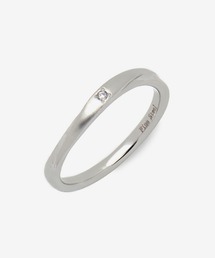 BLOOM（ブルーム）の「サージカルステンレス 316L ダイヤモンド ペアリング（レディース） BLOOM/ブルーム (金属アレルギー対応)（リング）」