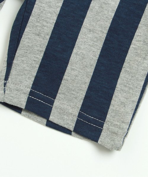 BREEZE（ブリーズ）の「ストライプカットソーパンツ 5分丈（その他パンツ・キッズ・グレー/ライム/キナリ・95/130/100/120/140/110/80/90）」の12枚目の写真