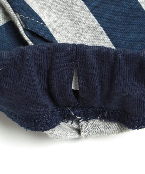 BREEZE（ブリーズ）の「ストライプカットソーパンツ 5分丈（その他パンツ・キッズ・グレー/ライム/キナリ・95/130/100/120/140/110/80/90）」の14枚目の写真