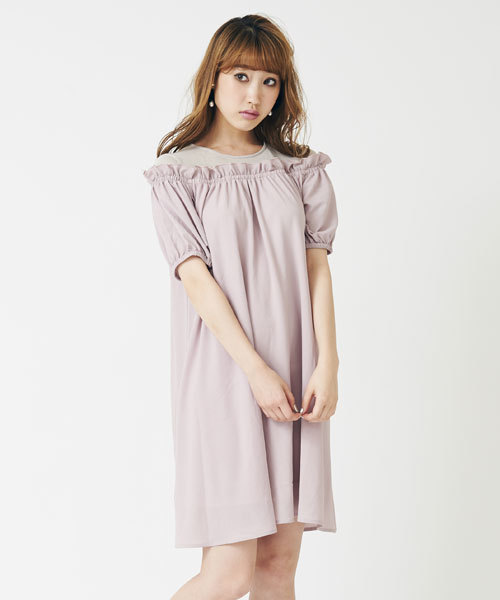 Titty Co ティティーアンドコー の シアーレイヤードワンピース ワンピース Wear