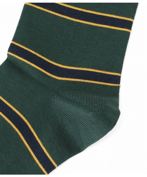 ADAM ET ROPE'（アダムエロペ）の「ブリティッシュボーダーソックス（ソックス/靴下・メンズ・ダークブラウン/グリーン/パープル系その他・FREE）」の6枚目の写真