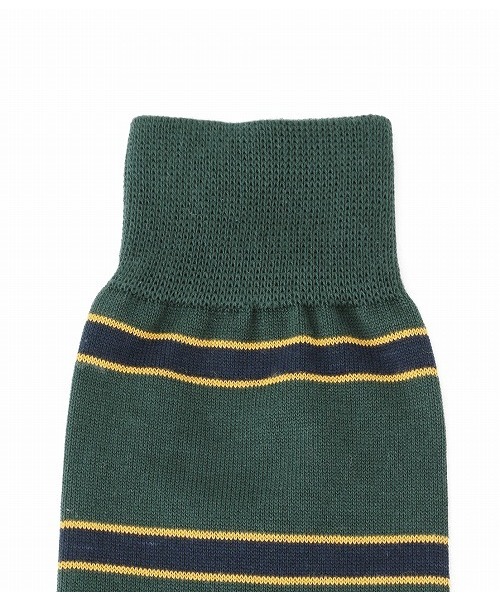 ADAM ET ROPE'（アダムエロペ）の「ブリティッシュボーダーソックス（ソックス/靴下・メンズ・ダークブラウン/グリーン/パープル系その他・FREE）」の7枚目の写真