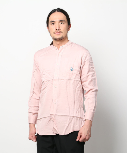 ALDIES（アールディーズ）の「Calm Shirts / カームシャツ（シャツ/ブラウス・メンズ・ホワイト/バーガンディー/ピンク・MEDIUM/SMALL/LARGE）」の4枚目の写真