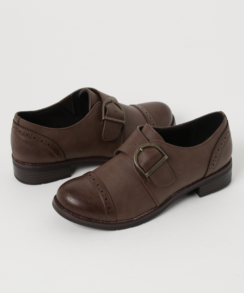 美品☆BENESU/ベネシュ/ブラウン/レディース/ドレスシューズ/レザー/24