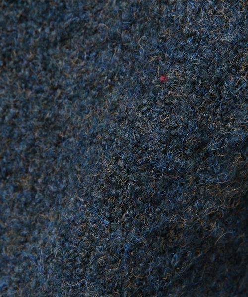 FREDY&GLOSTER（フレディアンドグロスター）の「マルチカラーブークレ―ニット（ニット/セーター・メンズ・ターメリック/ブルー/グレー・XL/L/M）」の8枚目の写真