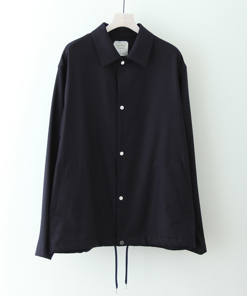 UNITED TOKYO(ユナイテッドトウキョウ)の「フランネルコーチジャケット(ブルゾン・メンズ・ネイビー/キャメル/バーガンディー・3/1/2)」の2枚目の写真