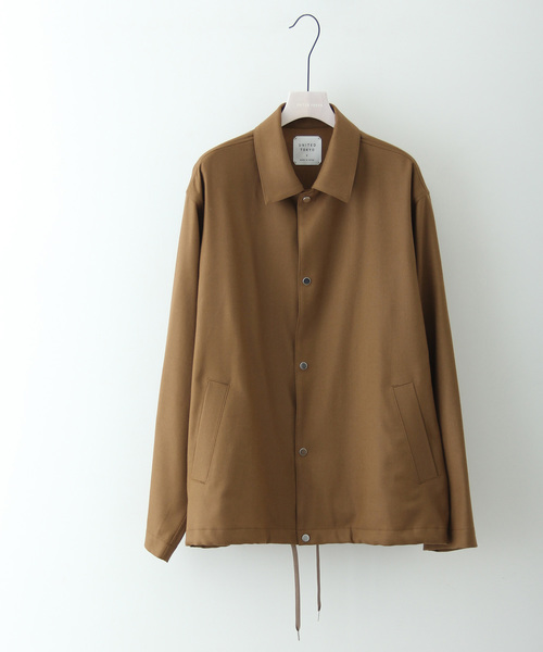 UNITED TOKYO(ユナイテッドトウキョウ)の「フランネルコーチジャケット(ブルゾン・メンズ・ネイビー/キャメル/バーガンディー・3/1/2)」の3枚目の写真