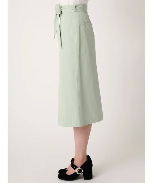 dazzlin（ダズリン）の「ミディ台形ラップスカート（スカート・レディース・ベージュ/イエロー/ブルー/ミント・SMALL/MEDIUM）」の19枚目の写真