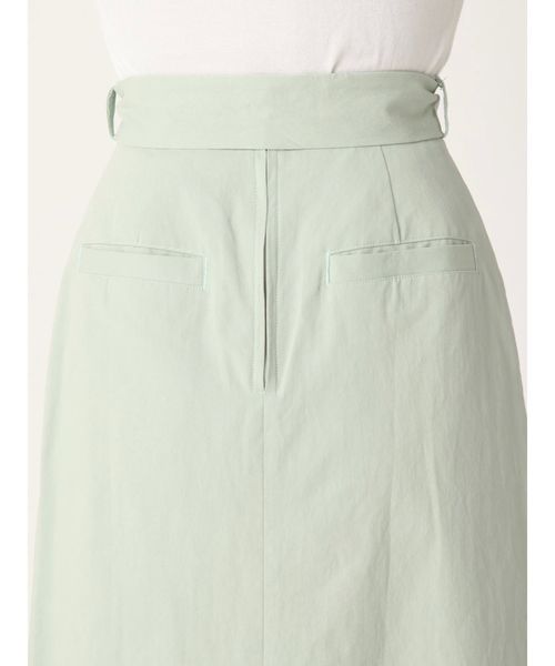 dazzlin（ダズリン）の「ミディ台形ラップスカート（スカート・レディース・ベージュ/イエロー/ブルー/ミント・SMALL/MEDIUM）」の22枚目の写真