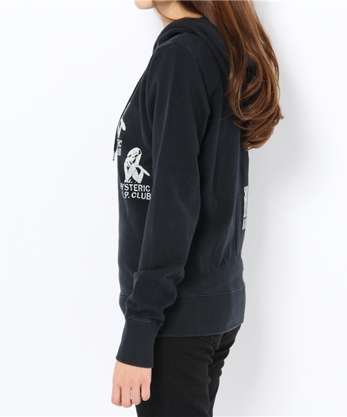 HYSTERIC GLAMOUR（ヒステリックグラマー）の「SCRATCH pt PK（パーカー・レディース・ホワイト/トップグレー/ブラック・FREE）」の5枚目の写真
