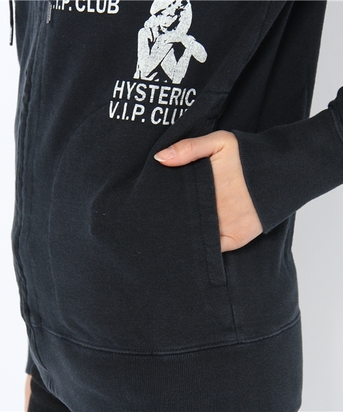 HYSTERIC GLAMOUR（ヒステリックグラマー）の「SCRATCH pt PK（パーカー・レディース・ホワイト/トップグレー/ブラック・FREE）」の10枚目の写真