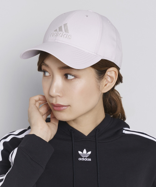 adidas(アディダス)の「adidas BCAP ロゴキャップ EMB(キャップ・レディース・ホワイト/ブラック/ホワイト系その他・FREE)」の2枚目の写真