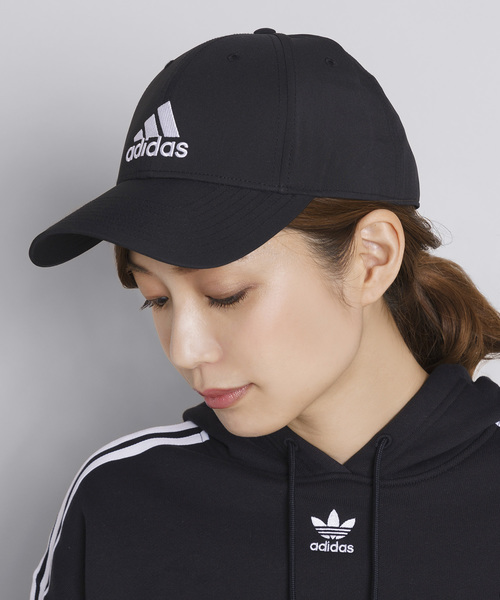 adidas(アディダス)の「adidas BCAP ロゴキャップ EMB(キャップ・レディース・ホワイト/ブラック/ホワイト系その他・FREE)」の3枚目の写真