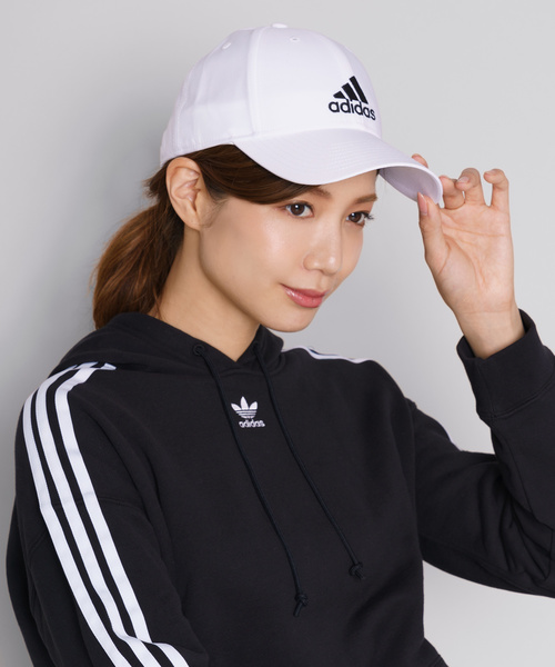 adidas(アディダス)の「adidas BCAP ロゴキャップ EMB(キャップ・レディース・ホワイト/ブラック/ホワイト系その他・FREE)」の8枚目の写真