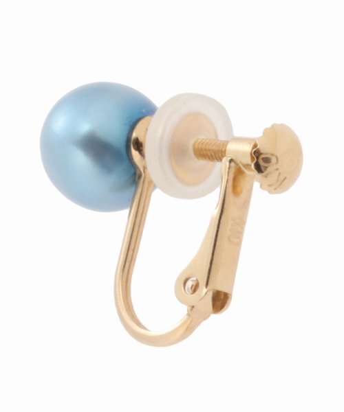 Spick & Span(スピックアンドスパン)の「インディゴパール1粒イヤリングK10 2P(ピアス(両耳用)・レディース・ゴールド・FREE)」の6枚目の写真