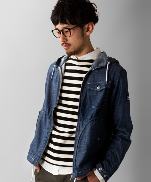 NANO universe(ナノユニバース)の「FIDELITY(フィデリティ)/ MARINE PK【別注】 (ブルゾン・メンズ・ロイヤルブルー/マスタード/エメラルド/その他1/ネイビー/レッド・MEDIUM/LARGE)」の1枚目の写真