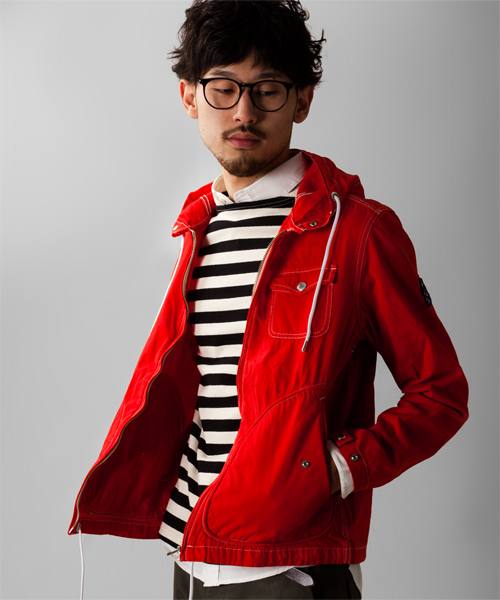 NANO universe(ナノユニバース)の「FIDELITY(フィデリティ)/ MARINE PK【別注】 (ブルゾン・メンズ・ロイヤルブルー/マスタード/エメラルド/その他1/ネイビー/レッド・MEDIUM/LARGE)」の6枚目の写真