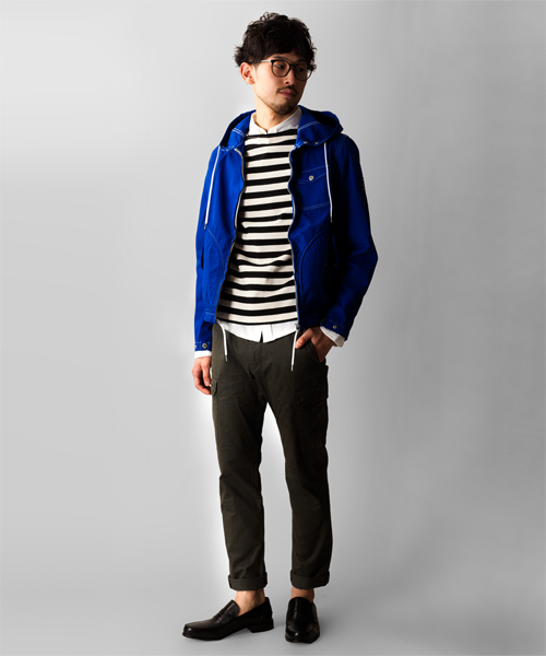 NANO universe(ナノユニバース)の「FIDELITY(フィデリティ)/ MARINE PK【別注】 (ブルゾン・メンズ・ロイヤルブルー/マスタード/エメラルド/その他1/ネイビー/レッド・MEDIUM/LARGE)」の16枚目の写真