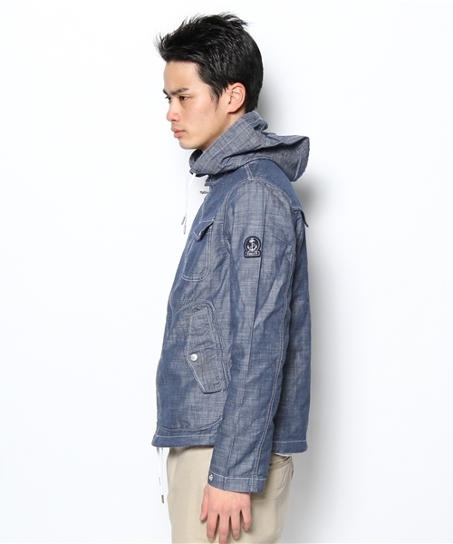 NANO universe(ナノユニバース)の「FIDELITY(フィデリティ)/ MARINE PK【別注】 (ブルゾン・メンズ・ロイヤルブルー/マスタード/エメラルド/その他1/ネイビー/レッド・MEDIUM/LARGE)」の8枚目の写真