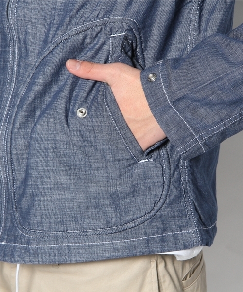 NANO universe(ナノユニバース)の「FIDELITY(フィデリティ)/ MARINE PK【別注】 (ブルゾン・メンズ・ロイヤルブルー/マスタード/エメラルド/その他1/ネイビー/レッド・MEDIUM/LARGE)」の11枚目の写真