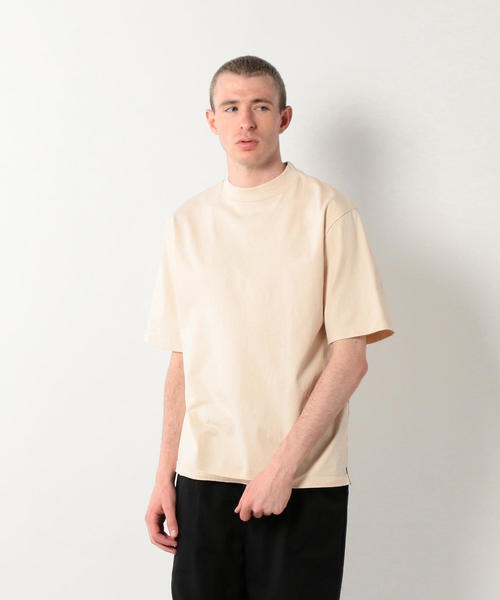 Steven Alan(スティーブンアラン)の「<Steven Alan> TRKY LOOSE MOCKNECK-TEE/Tシャツ(Tシャツ/カットソー・メンズ・オフホワイト/ブラック/マスタード/ベージュ/ホワイト・X-LARGE/SMALL/MEDIUM/LARGE)」の2枚目の写真