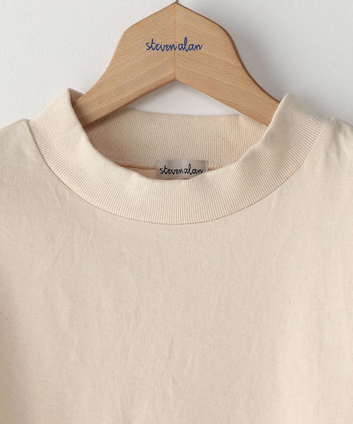 Steven Alan(スティーブンアラン)の「<Steven Alan> TRKY LOOSE MOCKNECK-TEE/Tシャツ(Tシャツ/カットソー・メンズ・オフホワイト/ブラック/マスタード/ベージュ/ホワイト・X-LARGE/SMALL/MEDIUM/LARGE)」の15枚目の写真