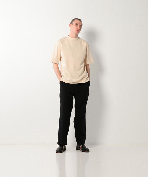 Steven Alan(スティーブンアラン)の「<Steven Alan> TRKY LOOSE MOCKNECK-TEE/Tシャツ(Tシャツ/カットソー・メンズ・オフホワイト/ブラック/マスタード/ベージュ/ホワイト・X-LARGE/SMALL/MEDIUM/LARGE)」の8枚目の写真