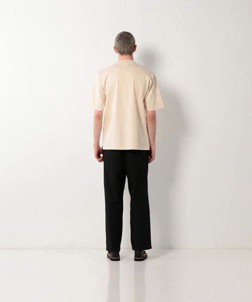 Steven Alan(スティーブンアラン)の「<Steven Alan> TRKY LOOSE MOCKNECK-TEE/Tシャツ(Tシャツ/カットソー・メンズ・オフホワイト/ブラック/マスタード/ベージュ/ホワイト・X-LARGE/SMALL/MEDIUM/LARGE)」の10枚目の写真