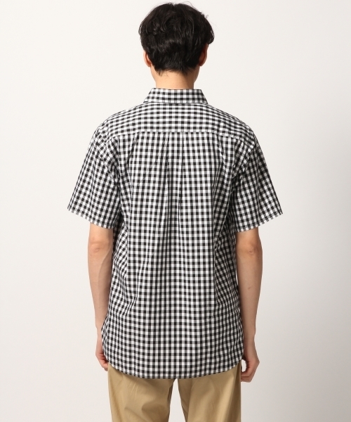 GLOBAL WORK（グローバルワーク）の「ブロードギンガム半袖/792051（シャツ/ブラウス・メンズ・ブラック/ダークブルー/ベージュ系その他3・LARGE/MEDIUM/X-LARGE/SMALL）」の13枚目の写真