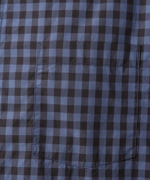 GLOBAL WORK（グローバルワーク）の「ブロードギンガム半袖/792051（シャツ/ブラウス・メンズ・ブラック/ダークブルー/ベージュ系その他3・LARGE/MEDIUM/X-LARGE/SMALL）」の10枚目の写真
