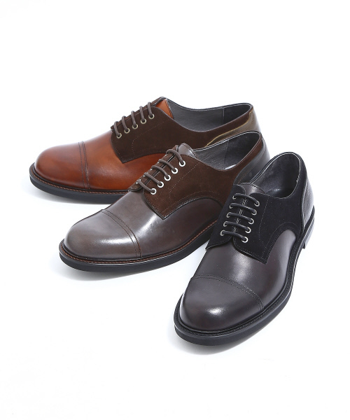 alfredoBANNISTER（アルフレッドバニスター）の「染めヒール切替シューズ（ドレスシューズ・メンズ・ブラック/ダークブラウン/グレー・39/40/41/42/43/44）」の17枚目の写真