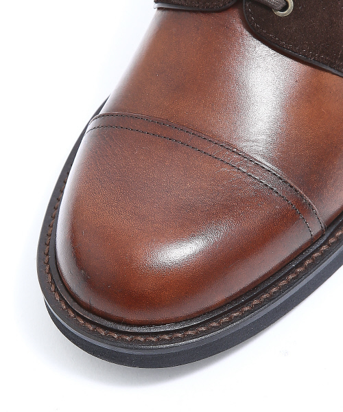 alfredoBANNISTER（アルフレッドバニスター）の「染めヒール切替シューズ（ドレスシューズ・メンズ・ブラック/ダークブラウン/グレー・39/40/41/42/43/44）」の12枚目の写真