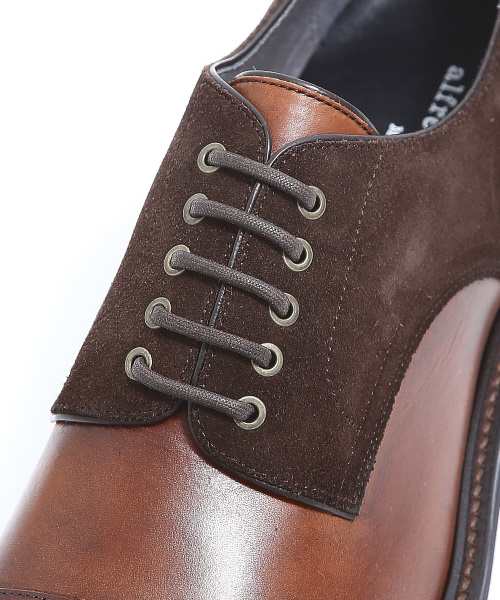 alfredoBANNISTER（アルフレッドバニスター）の「染めヒール切替シューズ（ドレスシューズ・メンズ・ブラック/ダークブラウン/グレー・39/40/41/42/43/44）」の11枚目の写真