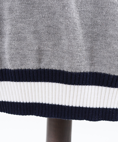 CAMBIO（カンビオ）の「mn1785 - Vネックチルデンニット（ニット/セーター・メンズ・ブラック/グレー/ネイビー・S/M/L）」の16枚目の写真