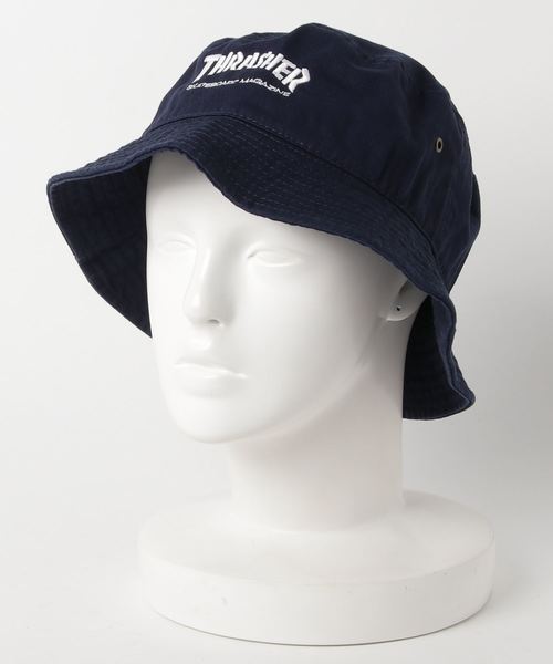 SEVENDAYS=SUNDAY(セブンデイズサンデイ)の「THRASHER バケット HAT(ハット・レディース・ブラック/レッド/ネイビー・FREE)」の2枚目の写真