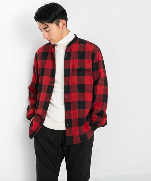 green label relaxing（グリーンレーベルリラクシング）の「[OCEANS12月号掲載] NM WO/カシミヤ 天竺 タートル ニット（ニット/セーター・メンズ・ブラック/ホワイト/ライトグレー・L/S/M）」の2枚目の写真