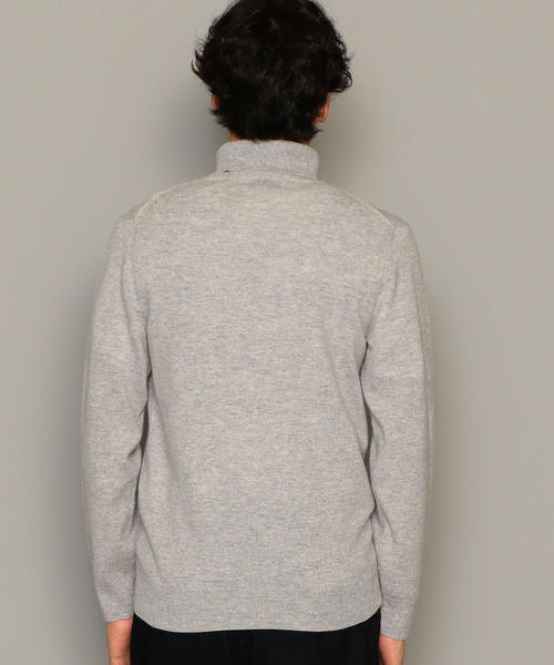 green label relaxing（グリーンレーベルリラクシング）の「[OCEANS12月号掲載] NM WO/カシミヤ 天竺 タートル ニット（ニット/セーター・メンズ・ブラック/ホワイト/ライトグレー・L/S/M）」の16枚目の写真