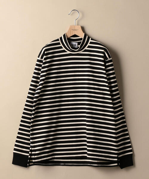 blurhms（ブラームス）の「＜blurhms＞ STRIPE POC MN/カットソー（Tシャツ/カットソー・メンズ・ネイビー/ブラック・2/3）」の3枚目の写真