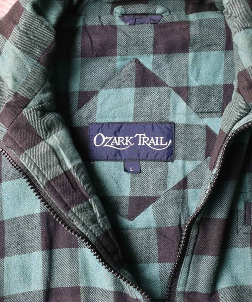 90s OZARK TRAIL チェックベスト 90年代 90s OZARK TRAIL オザークトレイル 迷彩 リアルツリー