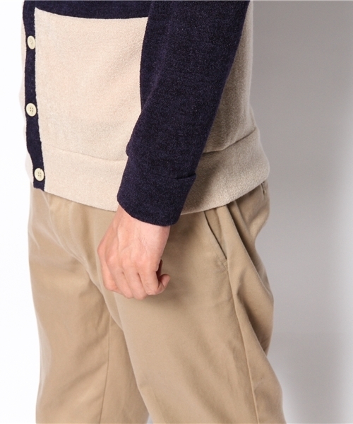 NANO universe（ナノユニバース）の「ブークレバイカラーカーデ（カーディガン/ボレロ・メンズ・グレー/ネイビー/ブラック/ターコイズブルー・SMALL/MEDIUM/LARGE/X-LARGE）」の13枚目の写真