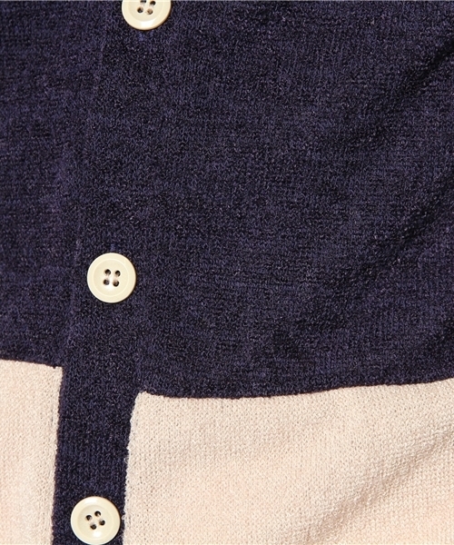 NANO universe（ナノユニバース）の「ブークレバイカラーカーデ（カーディガン/ボレロ・メンズ・グレー/ネイビー/ブラック/ターコイズブルー・SMALL/MEDIUM/LARGE/X-LARGE）」の14枚目の写真