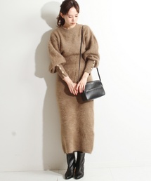 IENA LA BOUCLE シャギーパールワンピース◆