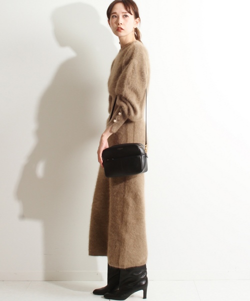 セール】IENA LA BOUCLE シャギーパールワンピース◇（ワンピース