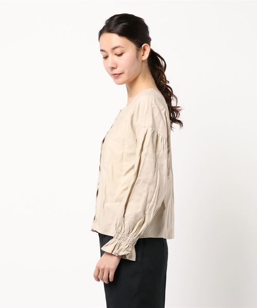 LOWRYS FARM（ローリーズファーム）の「スクエアブラウスLS　827711（シャツ/ブラウス・レディース・ベージュ/オフホワイト/ブラック・FREE）」の19枚目の写真