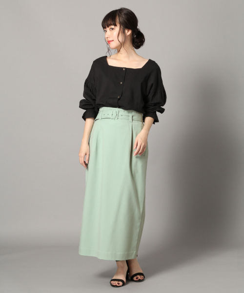 LOWRYS FARM（ローリーズファーム）の「スクエアブラウスLS　827711（シャツ/ブラウス・レディース・ベージュ/オフホワイト/ブラック・FREE）」の14枚目の写真