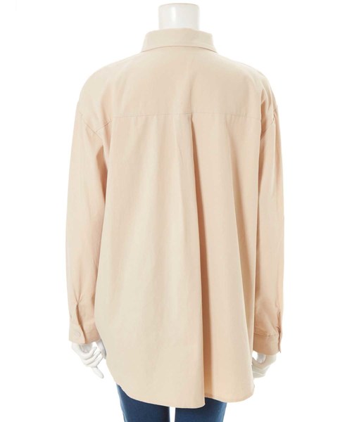 fifth(フィフス)の「ワンポケットコットンシャツ(シャツ/ブラウス・レディース・カーキ/ベージュ・MEDIUM)」の4枚目の写真