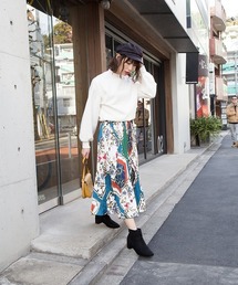 希少bless №52 プリーツスカートスカーフ 希少bless №52 プリーツスカートスカーフ FUNALIVE（ファンアライブ