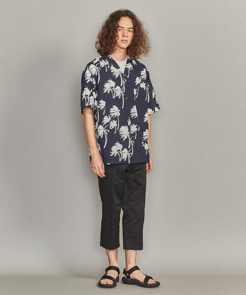 BEAUTY&YOUTH UNITED ARROWS（ビューティーアンドユースユナイテッドアローズ）の「BY ドレーププリント ワイドフォルム オープンカラー シャツ（シャツ/ブラウス・メンズ・ベージュ/ロイヤルブルー/ネイビー・M/L/XL/S）」の7枚目の写真