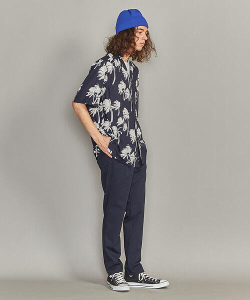 BEAUTY&YOUTH UNITED ARROWS（ビューティーアンドユースユナイテッドアローズ）の「BY ドレーププリント ワイドフォルム オープンカラー シャツ（シャツ/ブラウス・メンズ・ベージュ/ロイヤルブルー/ネイビー・M/L/XL/S）」の8枚目の写真